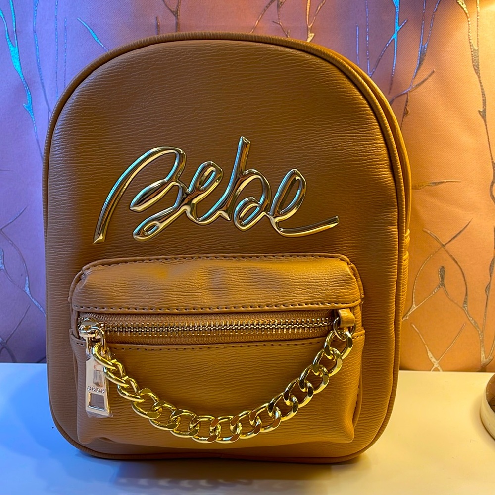🎒 👜Tan BEBE Backpack 🎒👜